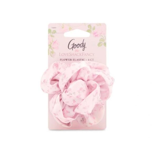 LoveShackFancy Accessories - Goody loveshackfancy pink floral hair tie